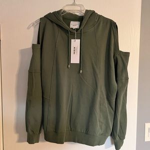 NWT - vici cold shoulder sweatshirt